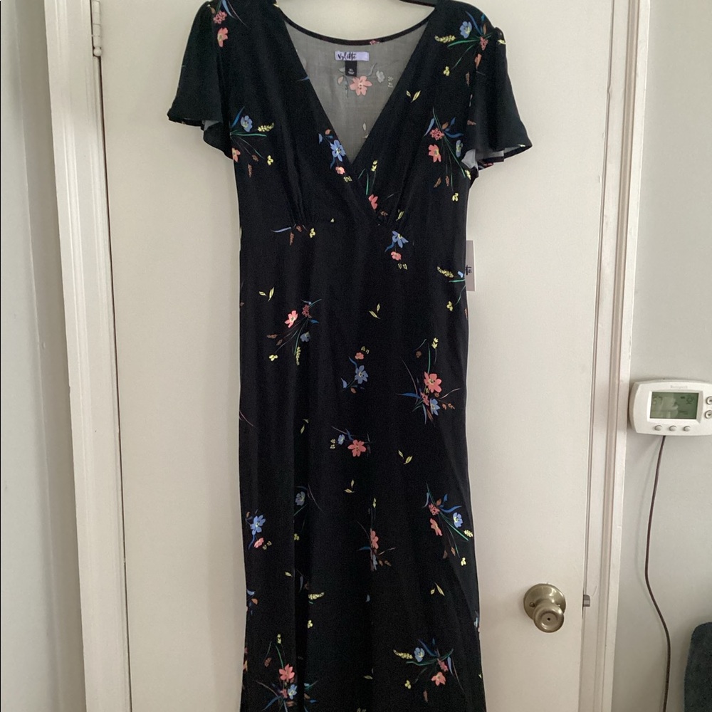 Vylette Printed MIDI dress XL
